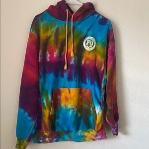 Tie Dye Sweatshirt / Retro Mammoth Mountain Hoodie